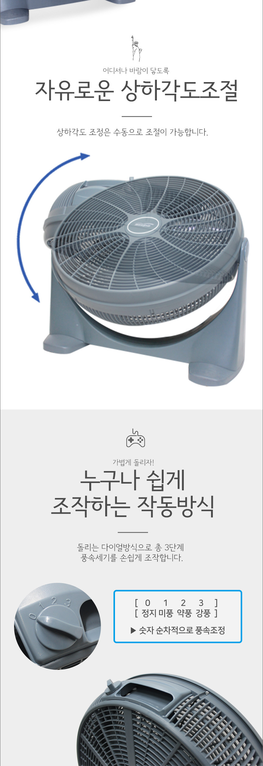최강 3단 50cm 박스팬 업소용선풍기 선풍기 써큘레이터 서큘레이터 좌식선풍기/사은품 답례품 사무실선풍기
