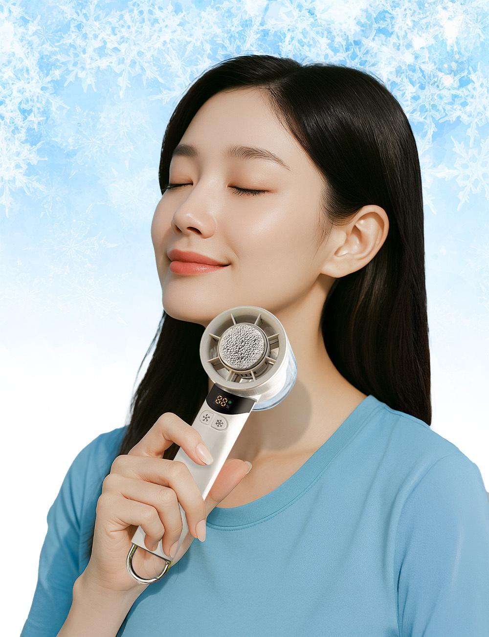 리예 3 000mAh 냉각 손선풍기 슬림 냉각손풍기 (3개입)