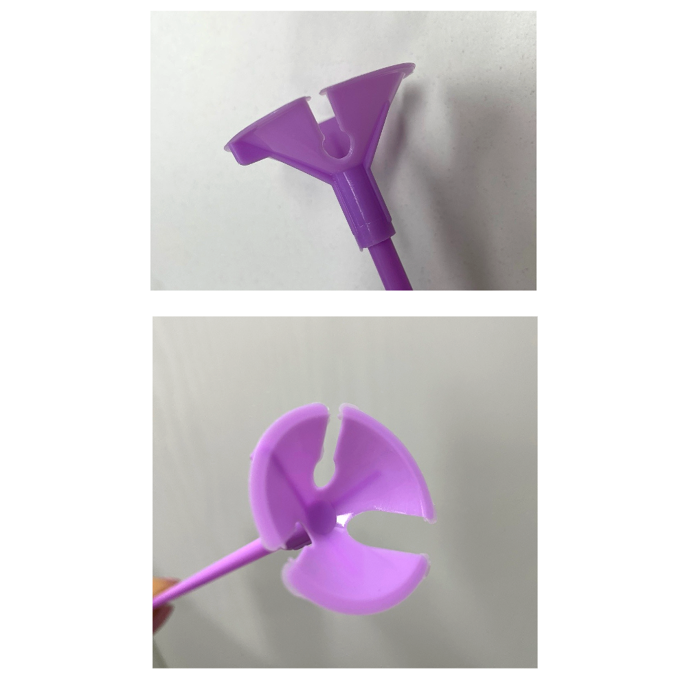 할로윈 풍선막대 풍선스틱컵 세트 40cm 화이트